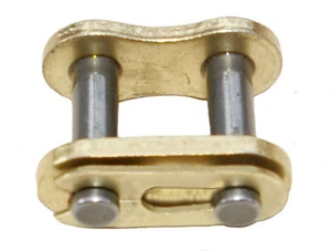 Rear chain split connecting link 428 MTX heavy duty GOLD - Picture 1 of 1