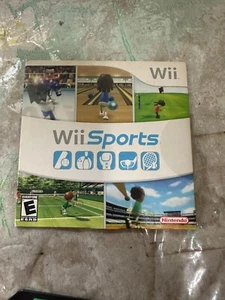 Wii Sports Estuche de Cartón Solo Nintendo Wii Sin Juego - Imagen 1 de 3