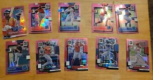 2022 Donruss Optic Baseball PINK Parallel Base Cards ***You Pick*** your Card