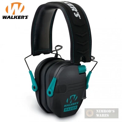 WALKER's RAZOR Slim Low Profile EARMUFFS NRR 23dB GWP-RSEM-TL FAST SHIP - Image 1 of 2