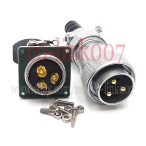WEIPU WF28 3-poliger wasserdichter Stecker, Luftfahrt Schott Panel Halterung IP67 Stecker - Bild 1 von 6