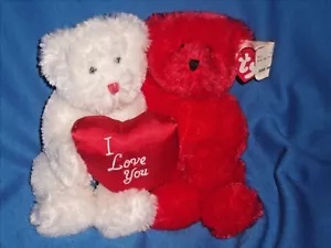 Peluche clásico TY Truly Yours Love Bears I Love You Heart - Imagen 1 de 4