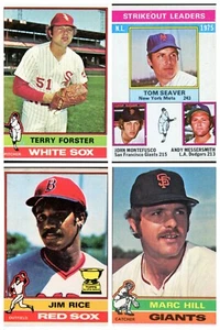 1976 Topps Baseball Hall of Fame & Stars - Actual Scans of Cards You Pick - Picture 1 of 252