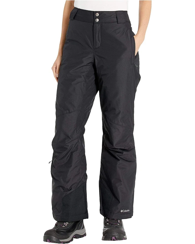 Columbia L28402 Womens Black Bugaboo Omni-Heat Snow Pants Size XL Short