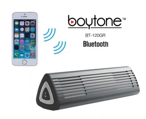Boytone BT-120GR Portable Wireless Bluetooth Speaker, Built-in Microphone - Picture 1 of 5
