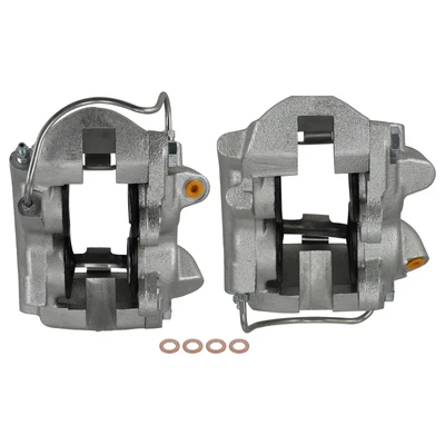 Par de pinzas de freno fijas de 4 pistones para Ford Mustang todos los modelos 1965-1966 18-4400 Foto 1 de 4