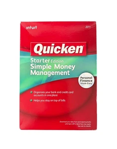 Intuit Quicken Starter Edition 2011 Windows XP/ SP2/Vista/ 7 - Picture 1 of 3