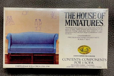 The House of Miniatures 40015 Chippendale Sofa / Circa 1750-1790 Open Box - Изображение 1 из 2