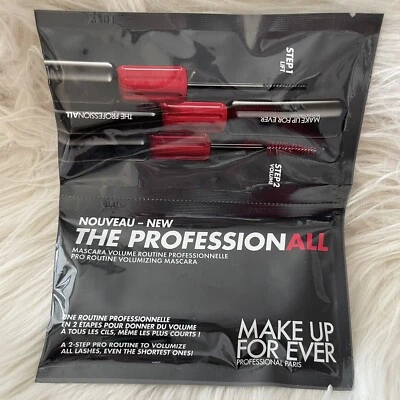 Make Up For Ever The Professional 2-Step Mascara Lift & Volume Sample New In Bag - Image 1 of 3