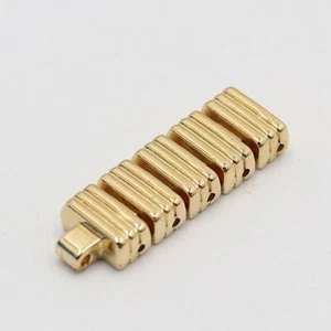 Mikimoto Genuine 5 Link 4N20-0940 Women’s Watch Band Bracelet Parts Gold 7mm - Picture 1 of 3