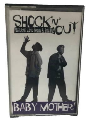 VINTAGE AUDIO CASSETTE TAPE SHOCK 'N' OUT BABY MOTHER 1995 PROMO COPY - Bild 1 von 3