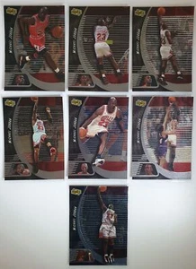 Lot of 7 x 1998 Upper Deck Ionix Michael Jordan COMPLETE SET of 7 - Mint - Picture 1 of 8