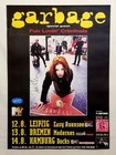 Garbage Signed German Tour Poster All 4 Band Members Shirley Manson RARE