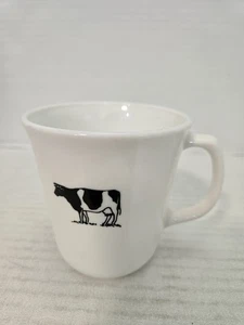 Corelle Corning Ware Annie's Kaffeetassen Jersey schwarz/weiß Kuh KOSTENLOSER VERSAND - Bild 1 von 8