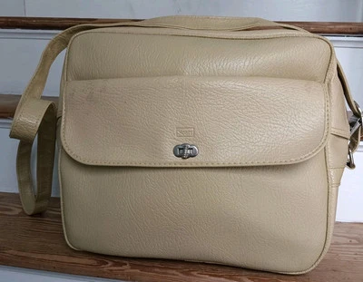 Bolso de hombro vintage Sears Carry On Overnight 14"x 12" con correa Foto 1 de 4