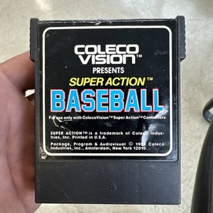 Colecovision Game Super Action Baseball Cartridge Only TESTED WORKING - Afbeelding 1 van 6