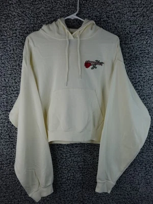 Sudadera con Capucha Converse Chuck Taylor Recortada Rosa Espinosa Recortada Grande Foto 1 de 4