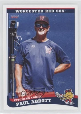 2021 Choice Worcester WooSox Paul Abbott #01 - Image 1 of 2