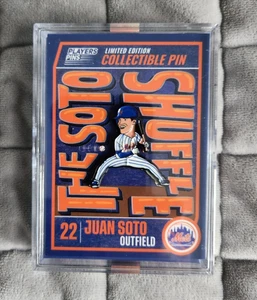 New York Mets SGA 4/05/2025 Juan Soto Pin Limited Edition New has crack in case - Picture 1 of 3