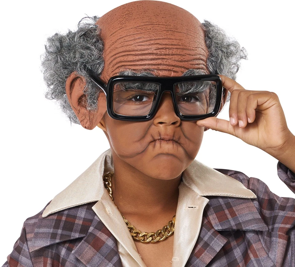 Old Boys Cue Ball Kit Face Mask Costume Accessory Medieval 6123 131 - Image 1 of 1