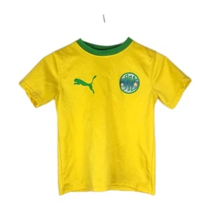 Puma Brasil Shirt Fußball Soccer Jugend 7 gelb - Bild 1 von 8