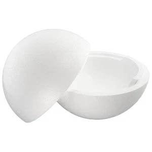 Sfera di polistirolo 2 pezzi, diametro 20 cm, sfera di polistirolo divisibile, m - Foto 1 di 2