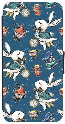 Alice In Wonderland Whimsical Flip/Wallet Phone Case for iPhone/Pixel/Galaxy (F - Image 1 of 4