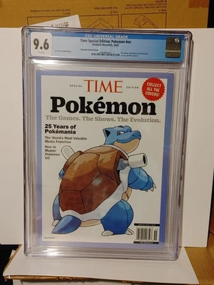 POKÉMON TIME MAGAZINE SPECIAL EDITION BLASTOISE COVER GRADED CGC 9.6 NM+ - Image 1 of 4