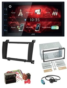JVC DAB USB Bluetooth 2DIN MP3 Autoradio für Mercedes SLK R171 2004-2011 - Bild 1 von 7