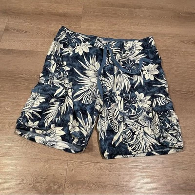 Maiô tropical Arizona azul branco médio - Imagem 1 de 3