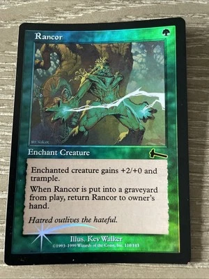 Rancor -- MTG Urza's Legacy  FOIL MTG LP Magic: The Gathering - Image 1 of 2