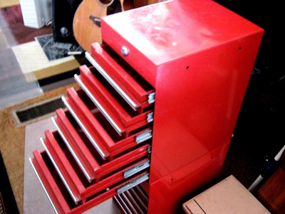 Rare, near Mint Craftsman Tool Box Chest Cabinet Caddy, Deluxe Tool Cabinet SALE - Image 1 of 4