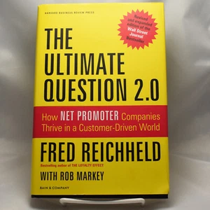 Ultimate Question 2 Reichheld Hardcover 1st Revised Edtn Net Promoter Cos Thrive - Foto 1 di 12