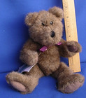 Vtg Boyds Bears Collection Winston Jb. Bean 1985-1995 Plush teddy Bear Bow 11"