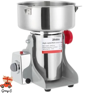 Commercial Spice Grinder Electric Grain Mill Grinder High Speed 32000rpm 2500g - Picture 1 of 17