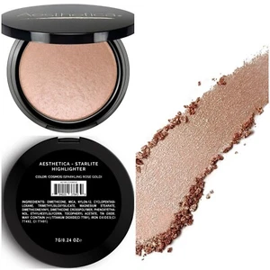 Aesthetica Starlite Highlighter COSMOS Sparkling Rose Gold 0.31oz FastShipping  - Picture 1 of 5