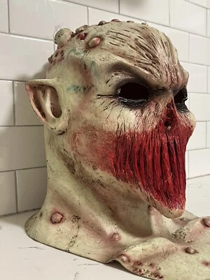 Creepy Scary Halloween Zombie Mask Latex Deadly Silence Demon - Image 1 of 4