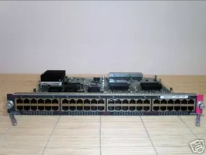 Cisco WS-X6148V-GE-TX 48-Port 10/100/1000BASE-T + PoE Hw:6.1 - Picture 1 of 1