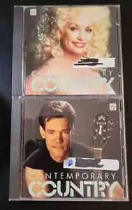CONTEMPORARY COUNTRY EARLY And MID 80S TIME LIFE DOLLY PARTON RANDY TRAVIS 2 CDs - Picture 1 of 4