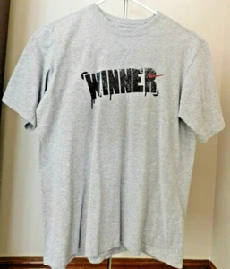Nike T-Shirt Boys Gray Tee ' Winner ' Size Youth Large - Picture 1 of 7