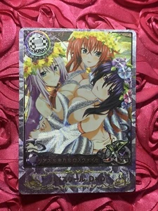 RIAS + Akeno Himejima High School DXD Flower OOTD WAIFU Girl ACG Holo Card Trio - Picture 1 of 6