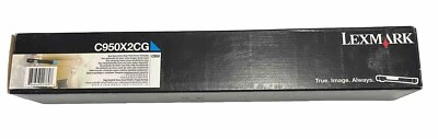 Lexmark C950X2CG Cyan Extra High Yield Printer Toner Cartridge CT201645 New - Image 1 of 2