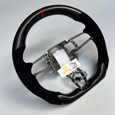 Carbon Fiber Steering Wheel For Porsche Macan Cayenne 911 918 718 992 2015-2021 - Image 1 of 4