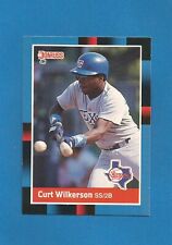 Curt Wilkerson 1988 Donruss MLB Baseball #592 (MINT) Texas Rangers