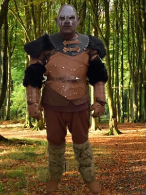 Orc Silicone Mask & Full Cosplay Costume XL - Image 1 of 4