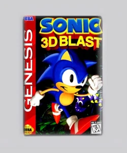 SONIC THE HEDGEHOG 3D BLAST / SEGA GENESIS - IMÁN NEVERA 2"x3" (juego caja - Imagen 1 de 3