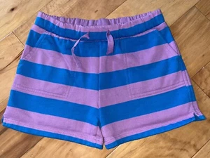 CREWCUTS GIRLS PURPLE & BLUE SWEAT SHORTS SIZE 8 EXCELLENT COND LD - Picture 1 of 3