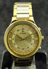#Offer for Limited Time On Titan Quartz Gold-Dial Men Two Tone Wrist Watch-India