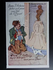Manneken PIS "GOOD ST. ANTHONY MAKE HIM PISS SOME BEER.." c1957 Series 1 - Picture 1 of 1