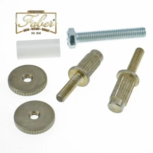 Faber iNsert-MNA BRASS ! Bridge Stud/Adapter Nickel Aged 3116-1 - Picture 1 of 2